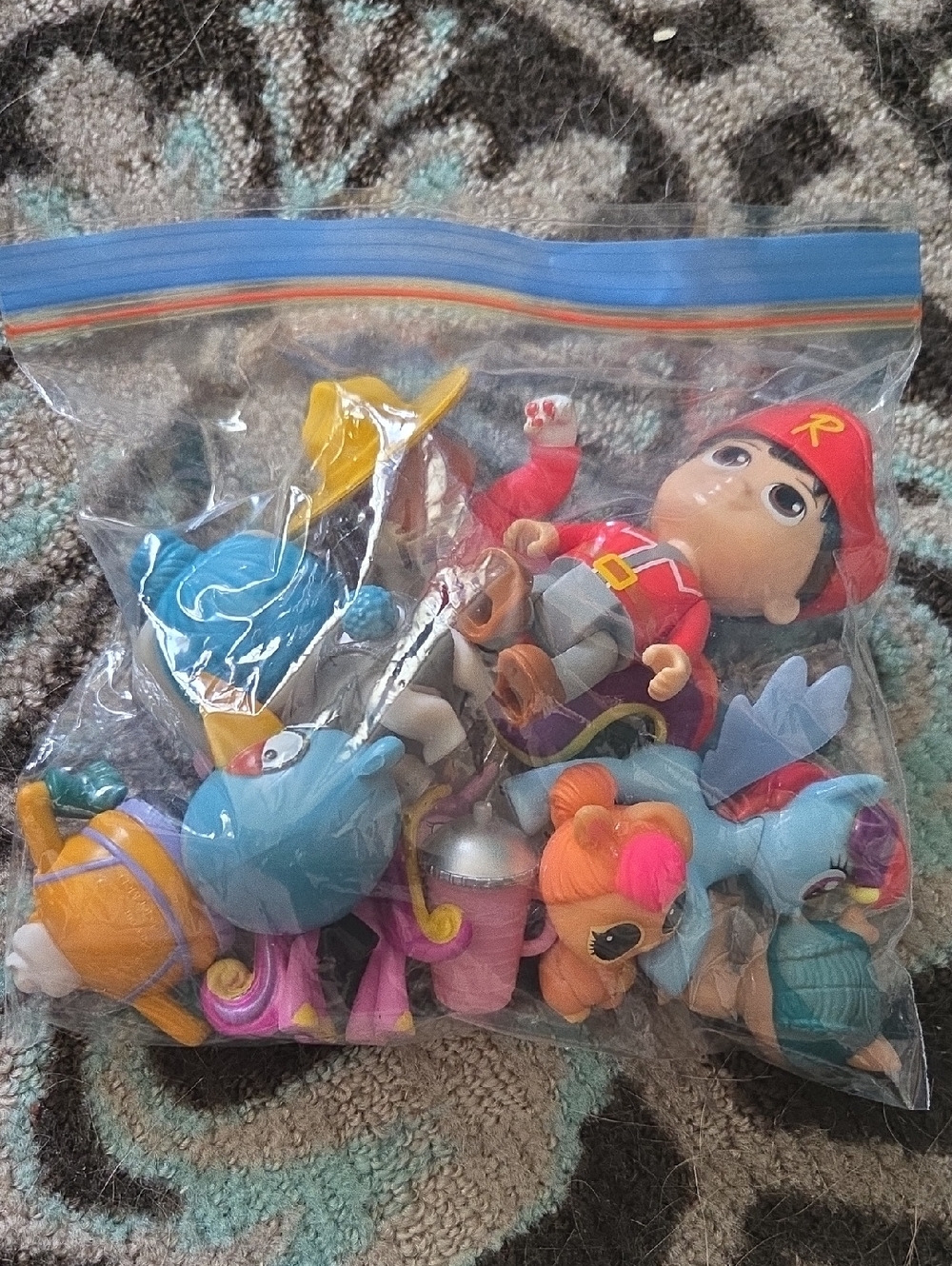 LAST CHANCE Assorted Kids Toy Figures Grab Bag - Mixed Colors